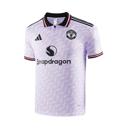 Manchester United Polo Fans Purple Football Jersey 2025/2026