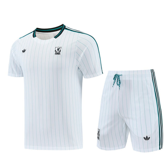 Liverpool T-shirt White Football Jersey 2025/2026