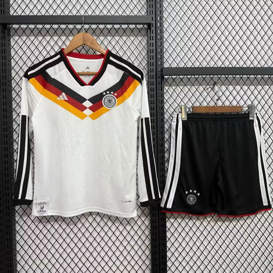 Germany Home Long Sleeve Fans Sets With Pants Football Jersey 2026/2027