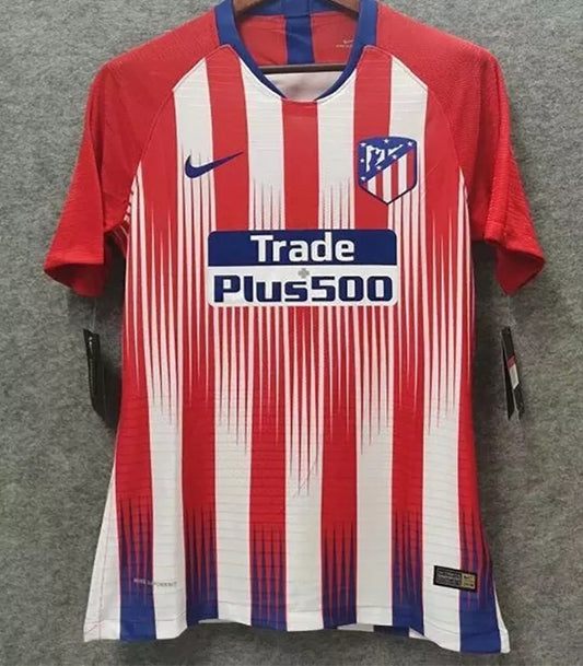 Retro Atletico Madrid Home Football Jersey 2018/2019