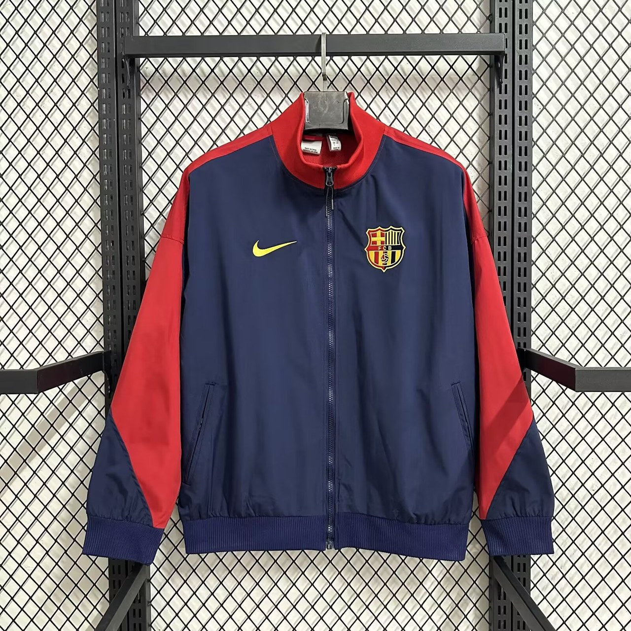 Barcelona Windbreaker Blue Football Jersey 2025/2026