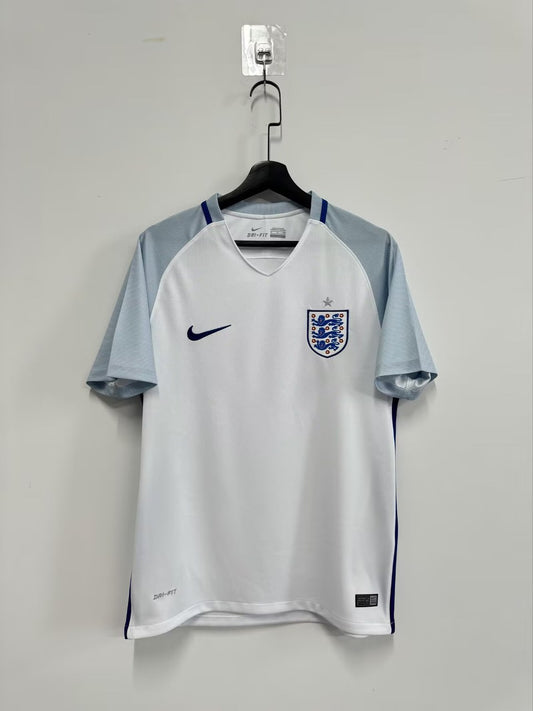 Retro England Home Football Jersey 2016