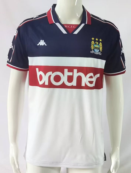 Retro Manchester City Away Football Jersey 1997/1999