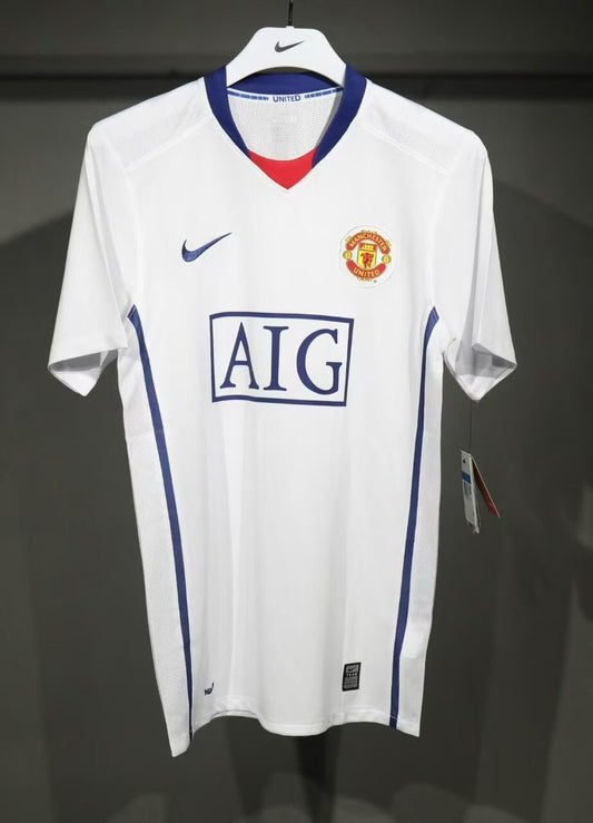 Retro Manchester United Away Player Football Jersey 2007/2008