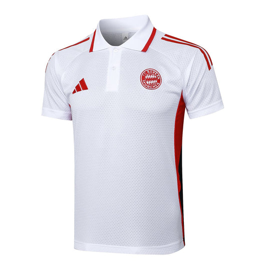 Bayern Munich Polo Fans White Football Jersey 2025/2026