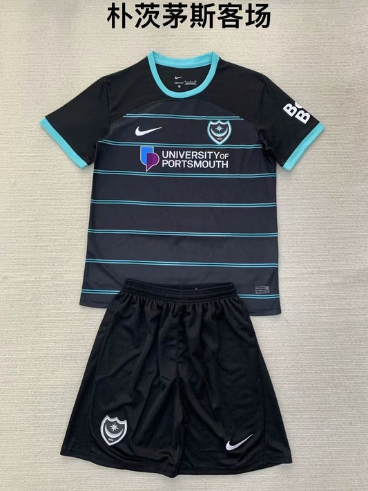 Portsmouth Away Kids Football Jersey 2024/2025