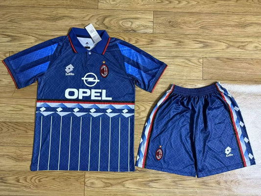 Retro AC Milan 4Th Away Kits Suit 1995/1996