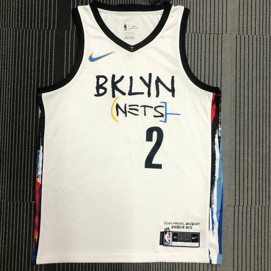 Brooklyn Nets City Edition Graffiti White #2 GIFFIN NBA Season Jerseys 2021