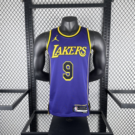 Los Angeles Lakers Purple #9 JAMES JR. NBA Season Jerseys 2023