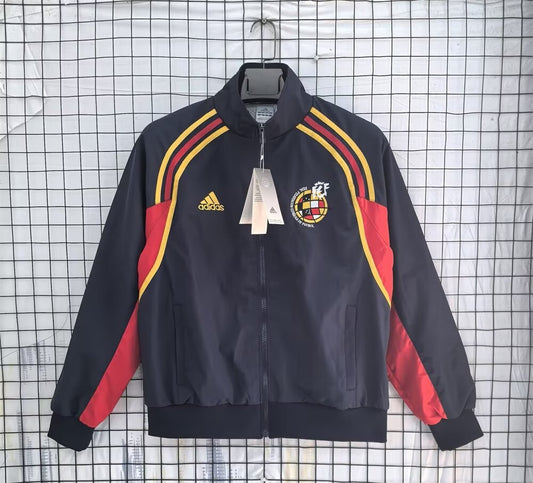 Spain Windbreaker Retro Blue Windbreaker Jersey 2002