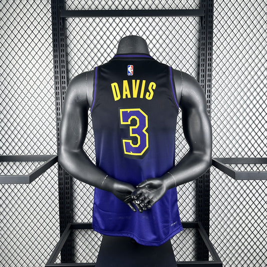 Los Angeles Lakers City Edition #3 DAVIS NBA Jerseys 2025
