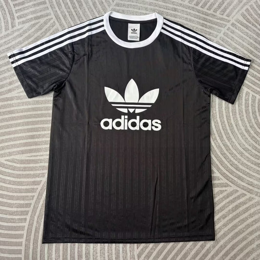 Retro Adidas Clover Classic T-shirt Black Fans Football Jersey 2025/2026
