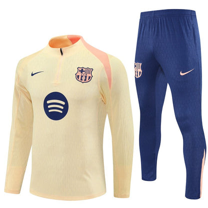 Barcelona Training Tracksuit Yollow (Kids And Man ) 2025/2026