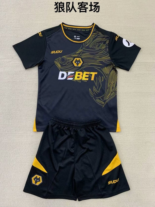 Wolves Away Kids Football Jersey 2024/2025