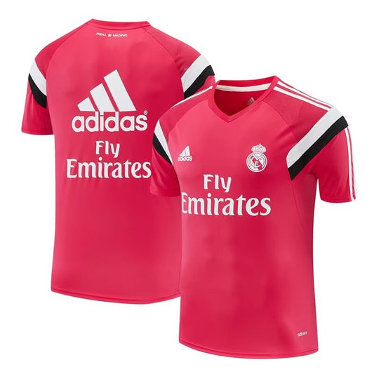 Retro Real Madrid Training Pink Football Jersey 2014/2015