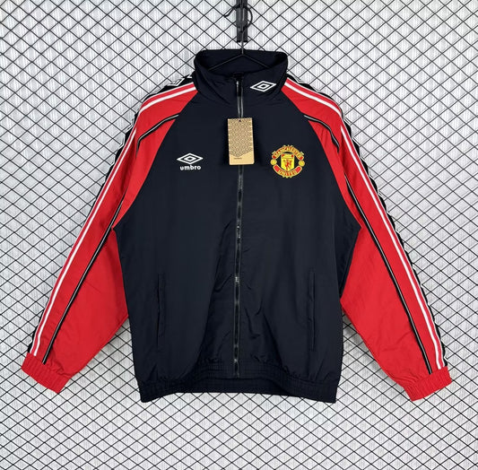 Retro Manchester United Windbreaker Black 1998/1999