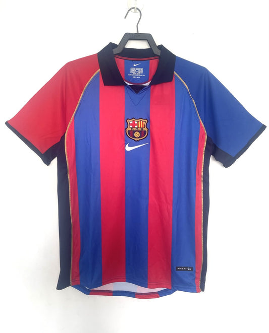 Retro Barcelona Home Football Jersey 2001/2002