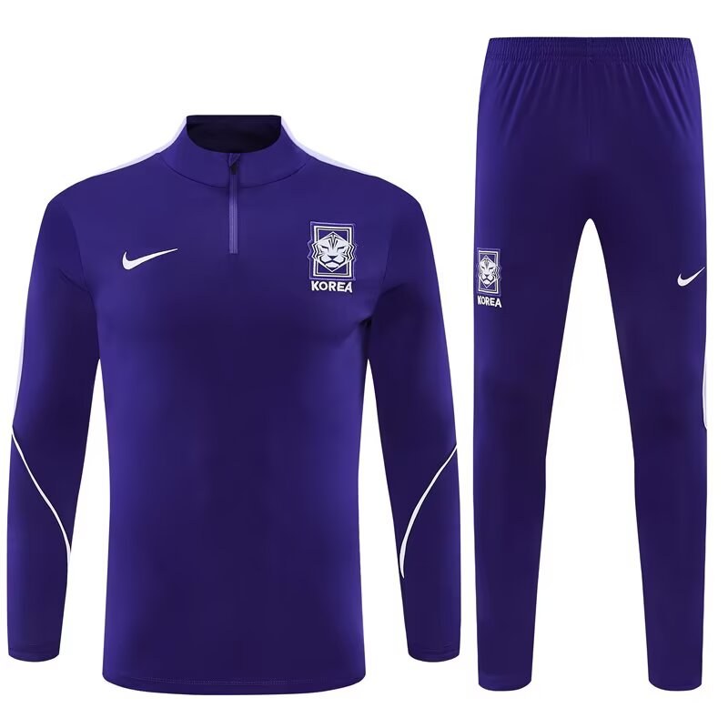 South Korea Training Tracksuit Black (Kids And Man 10-2XL) 2026/2027