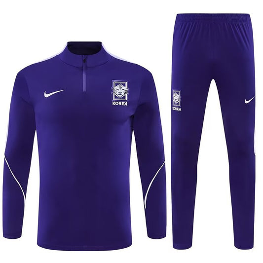 South Korea Training Tracksuit Black (Kids And Man 10-2XL) 2026/2027