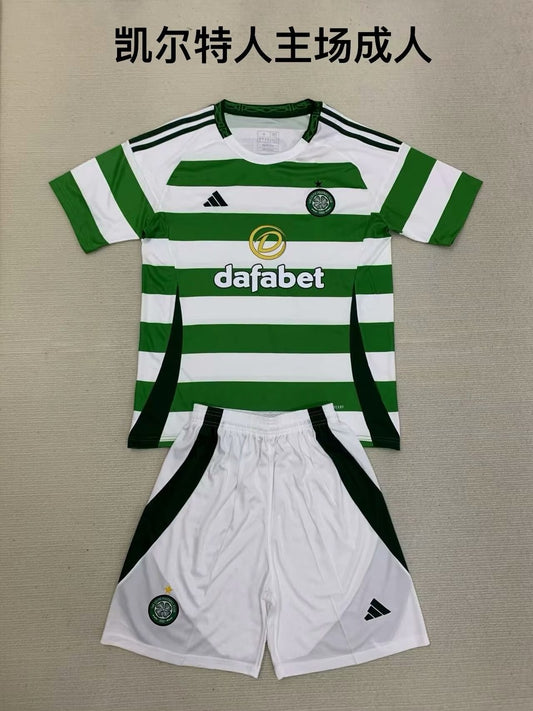 Celtic Home Fans Suit Football Jersey 2024/2025