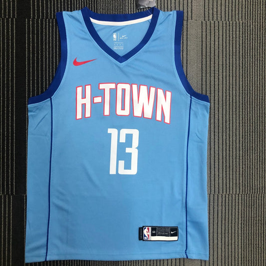Houston Rockets City Edition Blue #13 HARDEN NBA Season Jerseys 2021