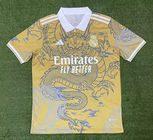 Real Madrid Golden Dragon Fans Football Jersey 2023/2024
