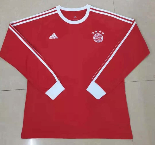 Retro Bayern Munich Long Sleeve Football Jersey