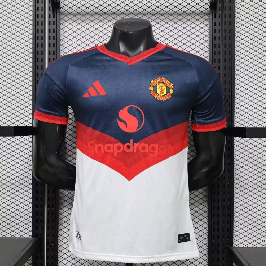 Manchester United White Blue Special Edition Player Football Jersey 2026/2027