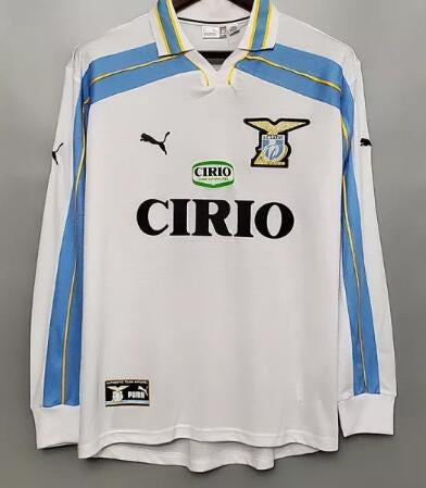 Retro Lazio Away Long Sleeve Football Jersey 1998/2000