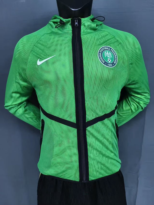 Nigeria Windbreaker Green Football Jersey 2026/2027