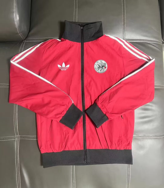 AJAX Windbreaker Red Football Jersey 2025/2026