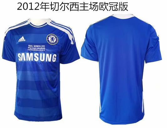 Retro Chelsea Home Champions League Edition Football Jersey 2012