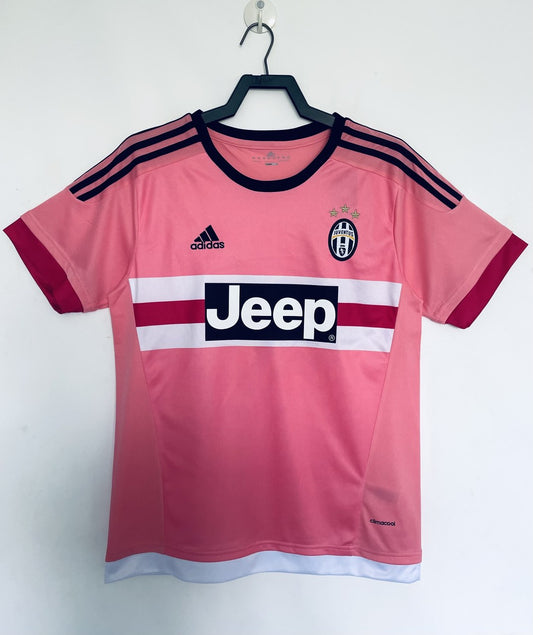 Retro Juventus Away Pink Football Jersey 2015/2016
