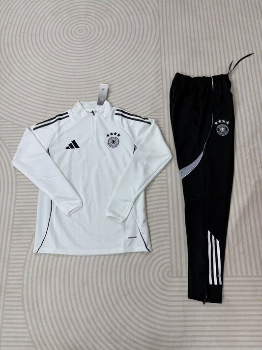 Germany Training Tracksuit White Football Jersey 2025/2026