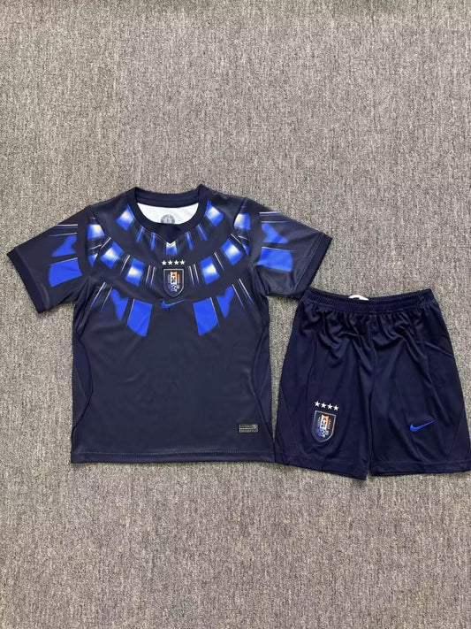 Uruguay Away Kids Fans Football Jersey 2026/2027