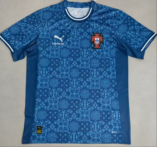 Portugal LV Blue Fans Football Jersey 2026/2027