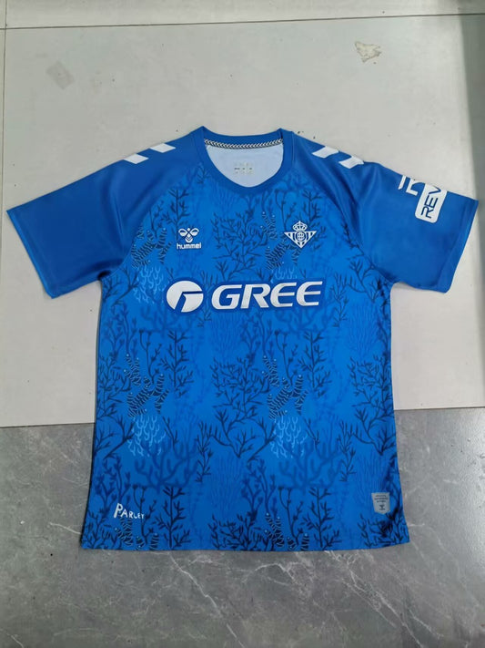 Real Betis Blue Anniversary Edition Fans Football Jersey 2025/2026