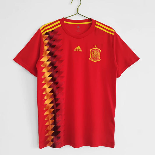 Retro Spain Home Football Jersey 2018