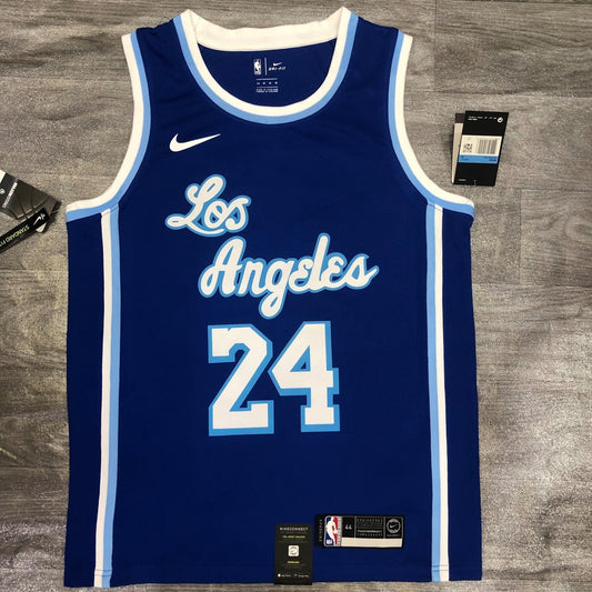 Los Angeles Lakers Kobe #24 BRYANT Blue Retro Latin NBA Jersey