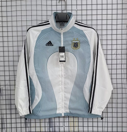 Argentina Windbreaker Blue White Football Jersey 2026/2027
