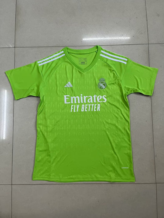 Real Madrid Goalkeeper Green Fans Football Jersey 2023/2024