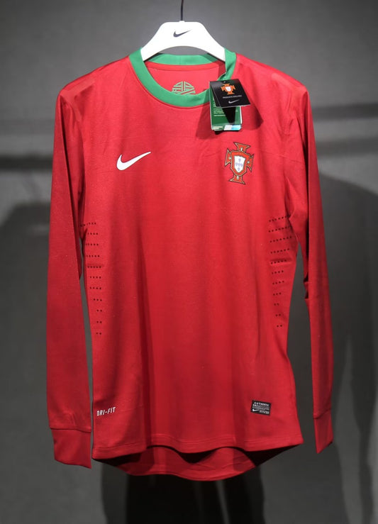 Retro Portugal Player Home Long Football Jersey 2012