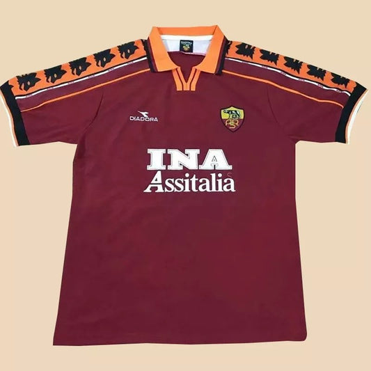 Retro Roma Home Football Jersey 1998/1999