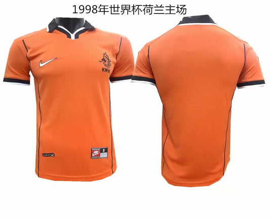 Retro Holland Home 1998 World Cup Football Jersey