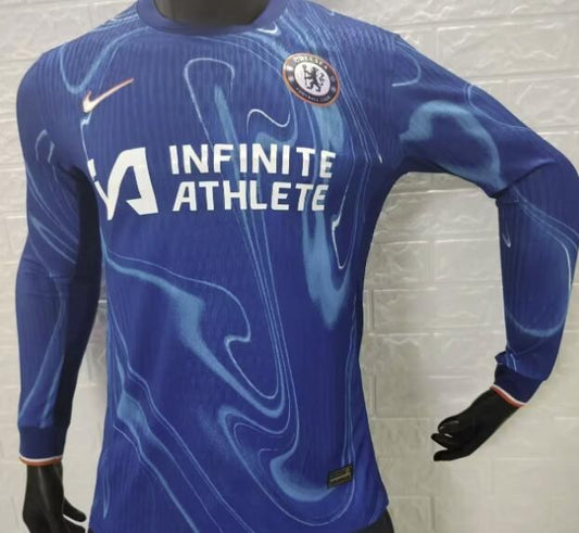 Chelsea Home Long Sleeves Player Football Jersey 2024/2025