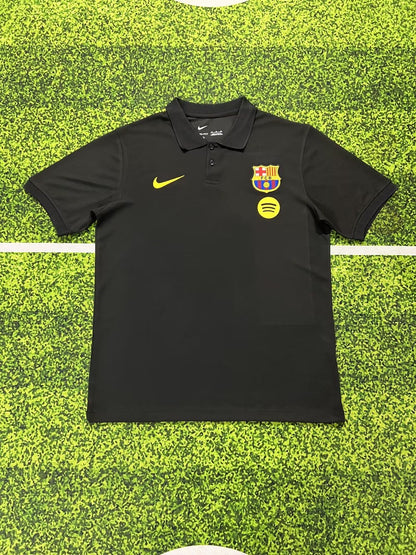 Barcelona Polo Fans Black Football Jersey 2025/2026