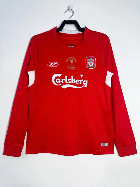 Retro Liverpool Long Home Football Jersey 2004/2005