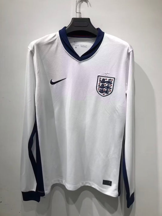 England Home Long Sleeve Fans Football Jersey 2024/2025
