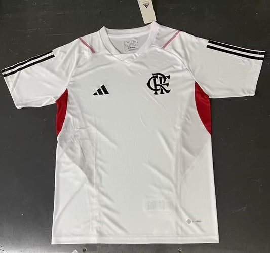 Flamenco Training Clothing White Fans Football Jersey 2023/2024