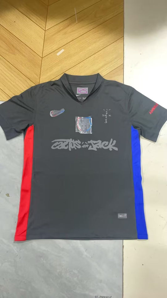 Barcelona Away Travis Scott Co Branded Version Special Edition Fans Football Jersey 2025/2026